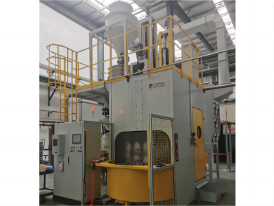 回轉門轉臺式數(shù)控噴丸機